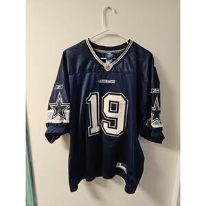 Dallas Cowboys Football Jersey Mens Size 52 NFL Miles Austin #19 Reebok On Field
